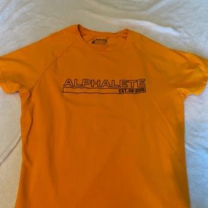 “Alphalete” Yellow Workout Tee